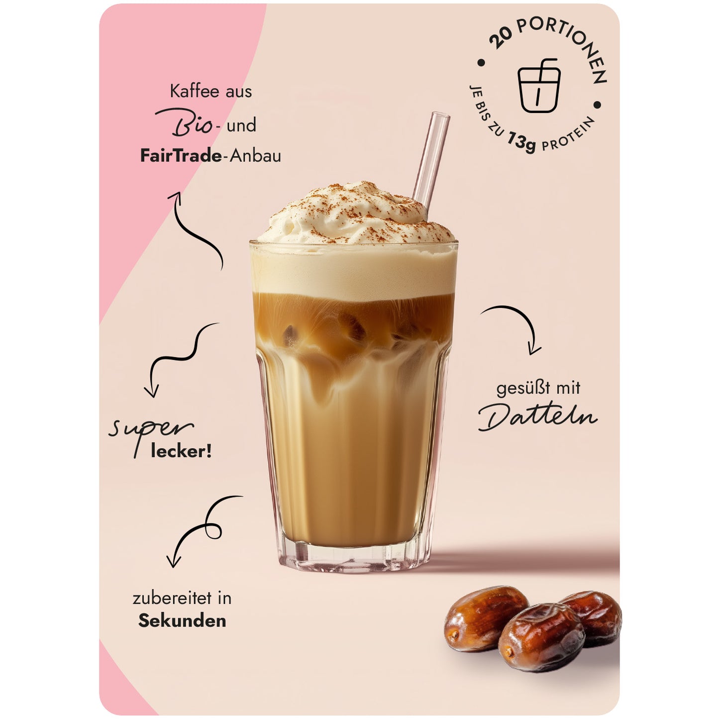 Iced Protein Coffee - Cookies & Cream