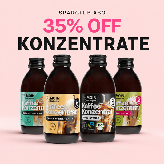 Kaffee & Chai Konzentrat Spar-Abo - 35% Rabatt