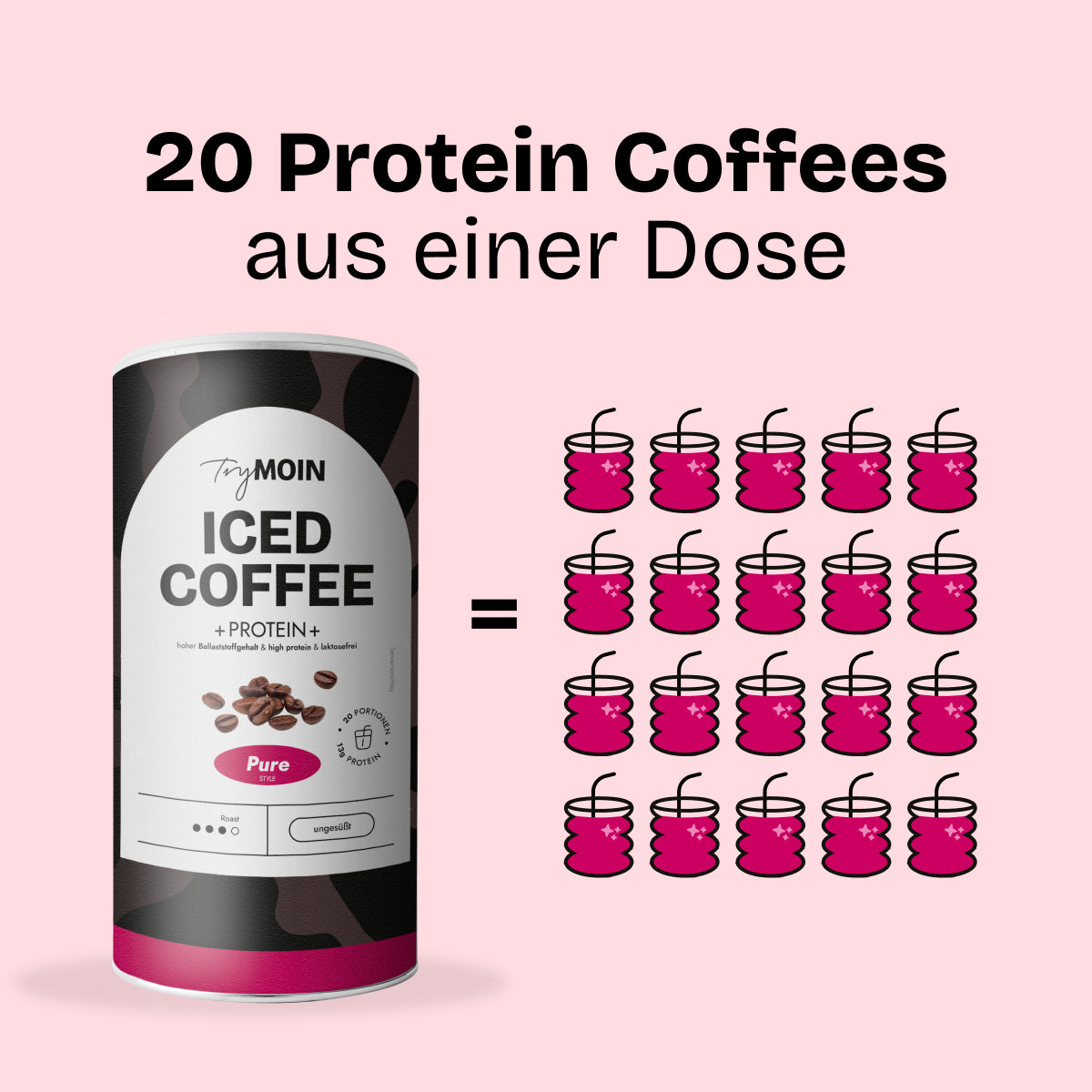 Iced Protein Coffee Probierset