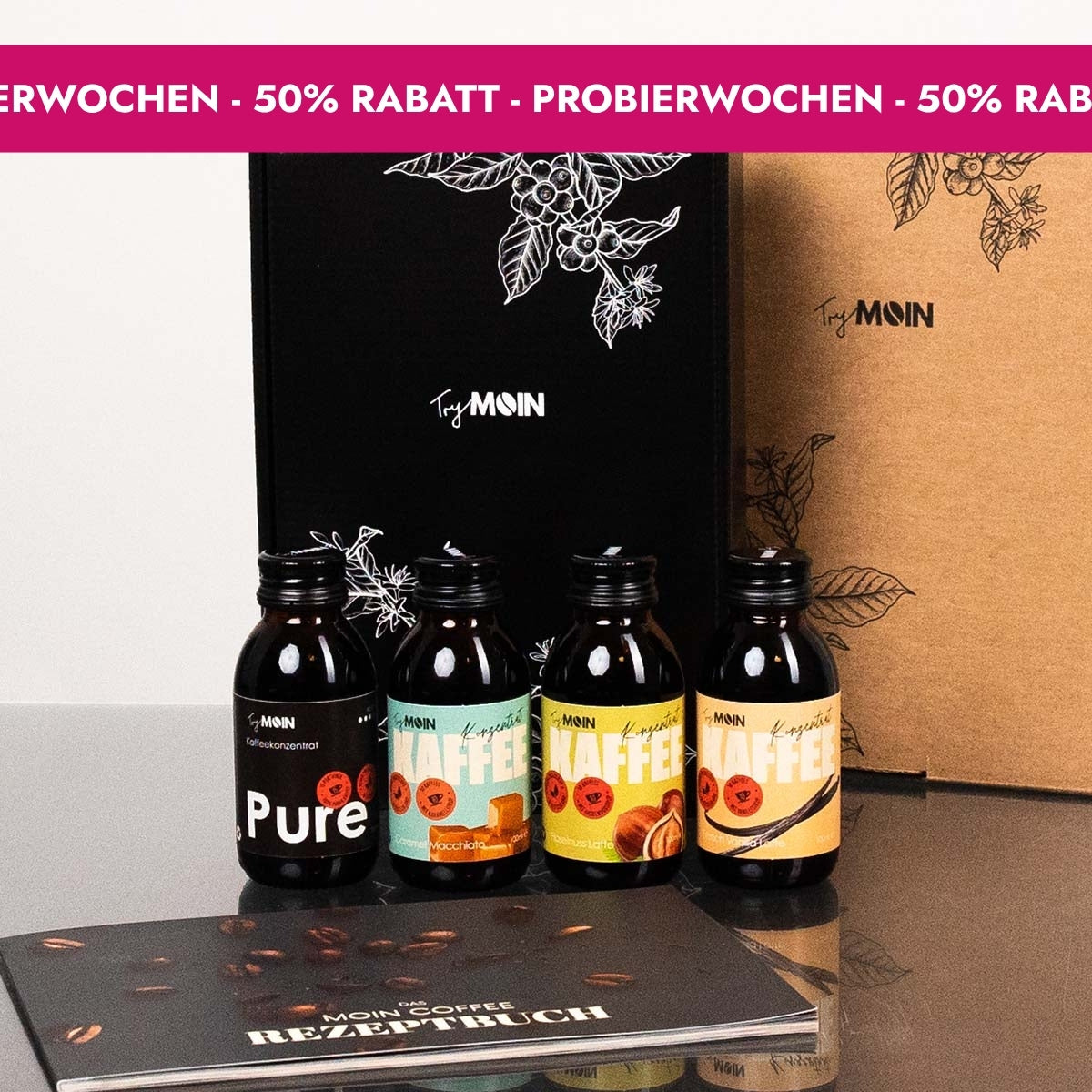TryMoin Kaffee Konzentrat Probier- und Geschenkset