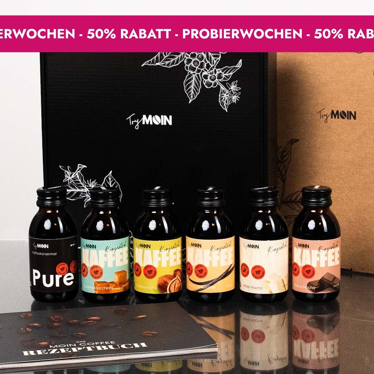 TryMoin Kaffee Konzentrat Probier- und Geschenkset