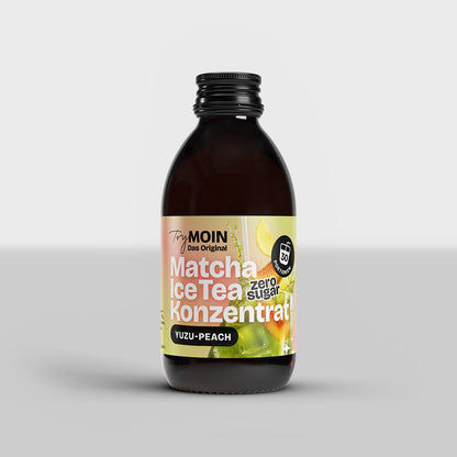 Matcha IceTea Konzentrat - Yuzu-Peach Zero Sugar