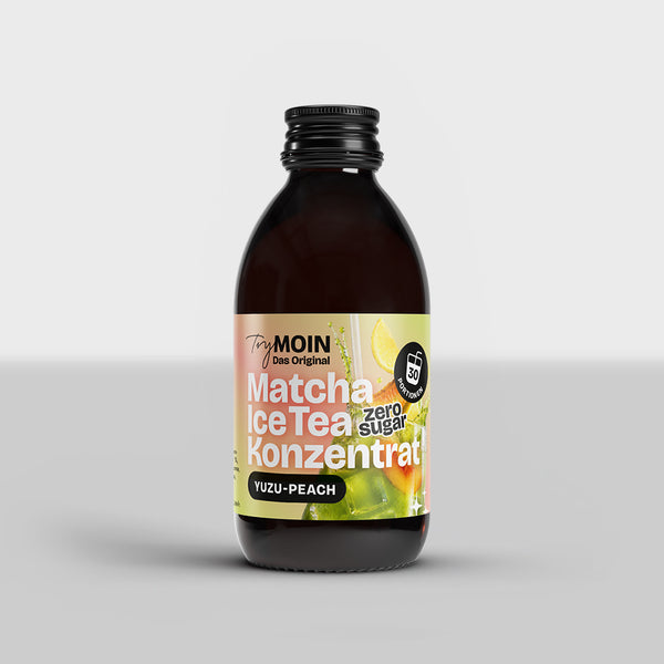 Matcha IceTea Konzentrat - Yuzu-Peach Zero Sugar