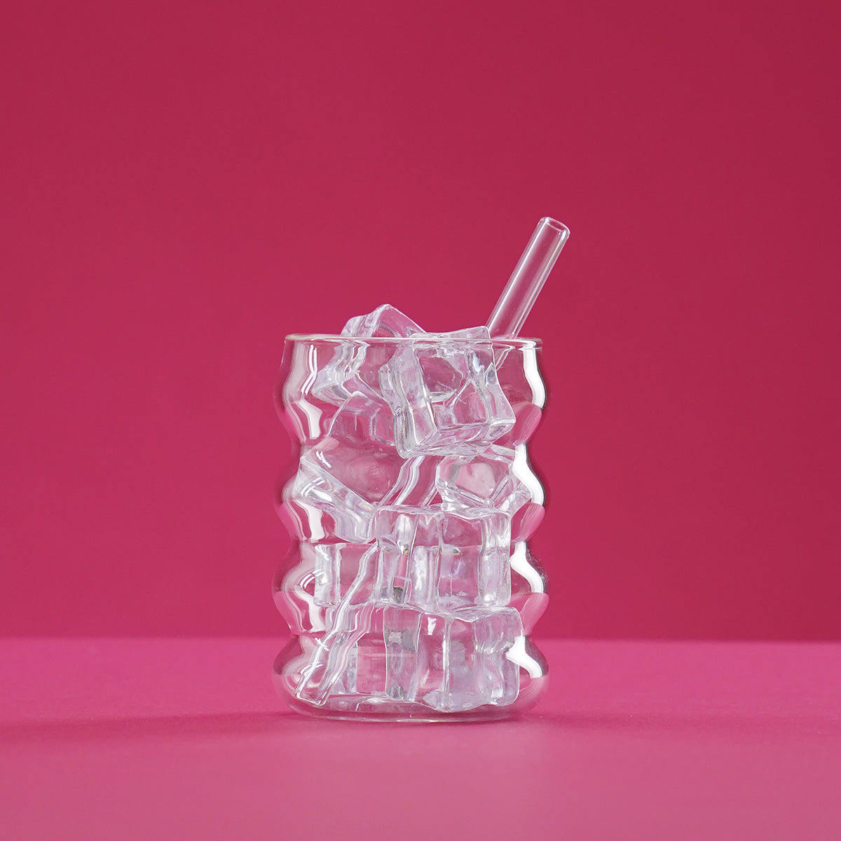 Iced Coffee Glas "Curl"