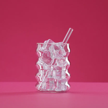 Iced Coffee Glas "Curl"